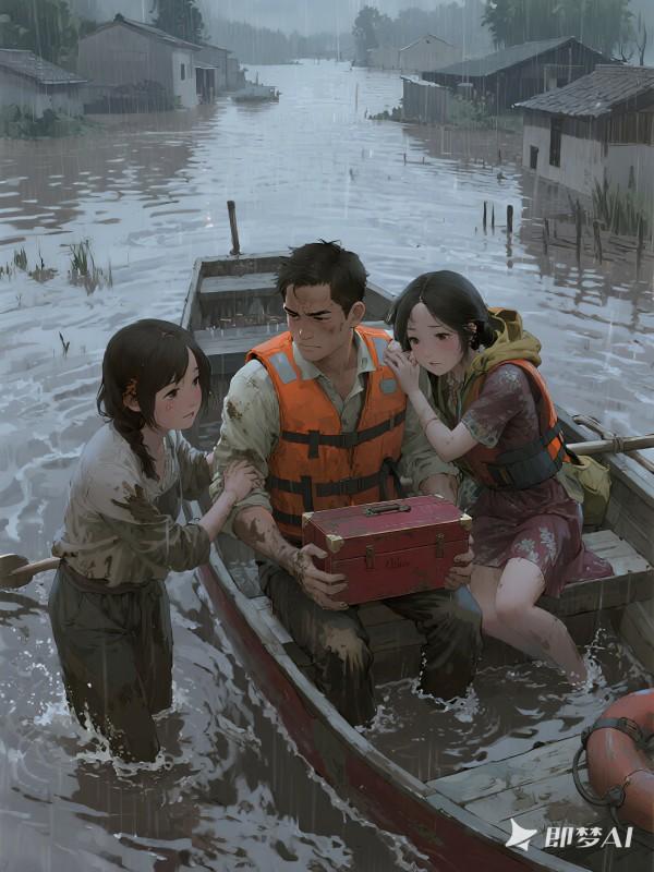 洪災丈夫把懷孕的我踢下船，只為救白月光的古董匣子